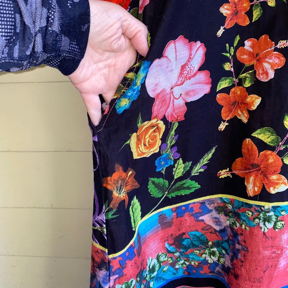 ANTICA SARTORIA Boho Beach patchwork dress coverup - Picture 4 of 8
